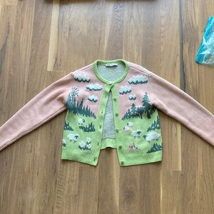 Whimsical Zara knit cardigan